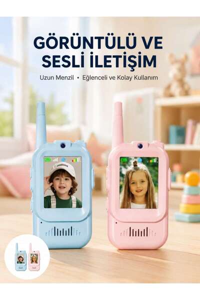 AYLİNA Uzun Menzilli Video Walkie Talkie Eğitici ve Eğlenceli Oyuncak
