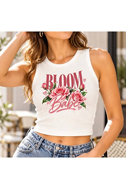 Bk Gift Zero Sleeve Ribbed Crop Blouse - Flexible Lycra Casual Crop-3