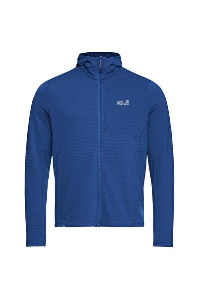 Jack Wolfskin Ανδρικό Φλις Litestride με Κουκούλα FZ SS 2026-Μπλε-L