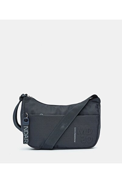 Mandarina Duck MD20 Horizontal Hobo Γυναικεία Τσάντα Ώμου/Χιαστι σε Μπλέ χρώμα
