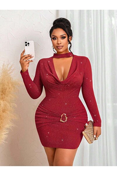 Sheya Mini dress, red