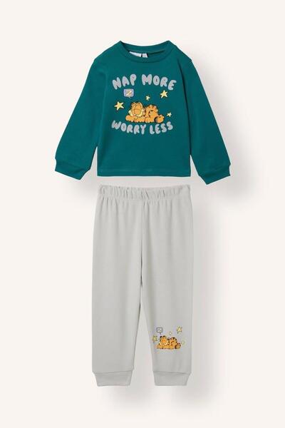 DeFacto 2-Piece Set Garfield Licensed Printed Baby Boy Clothes (26 Wn)