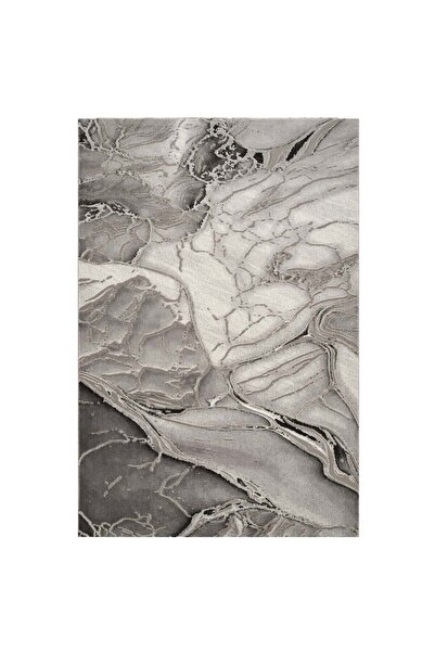 LIROFE Covor Imperial Vulcan Gri - Efect Piatra Naturala Modern - Living, Dormitor - Fir Scurt 12 mm
