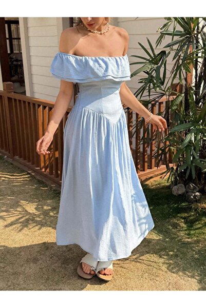 Sheya Rochie maxi, albastru