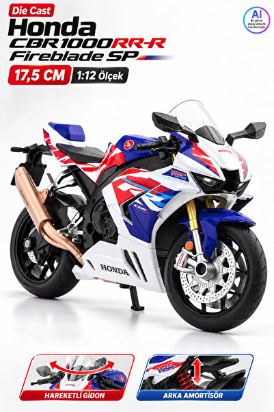 YILDIRIM OYUNCAK Die Cast Honda CBR1000RR-R Fireblade SP Model Motosiklet 17,...
