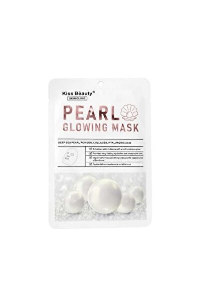 Kiss Beauty قناع وجه مرطب ومفتح باللؤلؤ