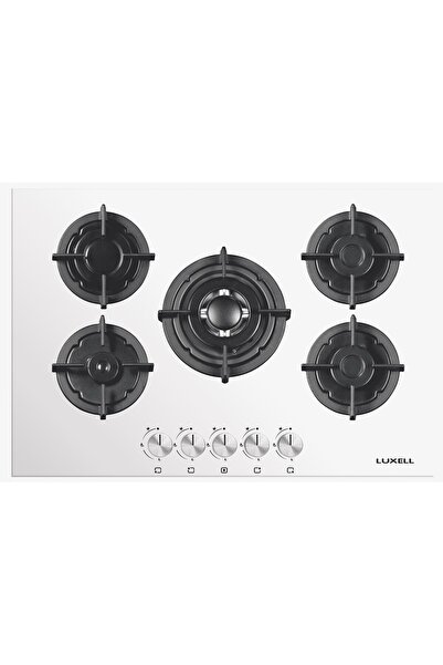 Luxell 5 GÖZLÜ BEYAZ DOĞALGAZLI SET ÜSTÜ OCAK- KO-50OSHDF
