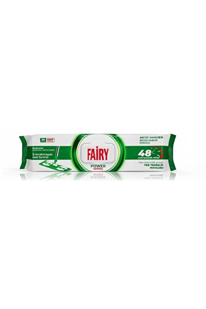 Fairy Rezerve pentru mop, șervețele umede cu săpun alb, oțet și bicarbonat de...