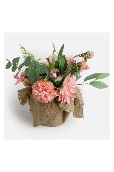 OEM Ghiveci Mic cu Iuta Flori Roz Ø14x34cm – accent decorativ pentru casă și ...