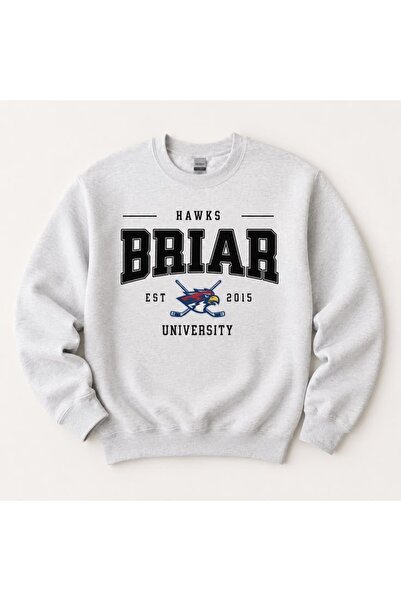 Vordevia Hanorac supradimensionat din bumbac imprimat Briar Hockey Off Campus...