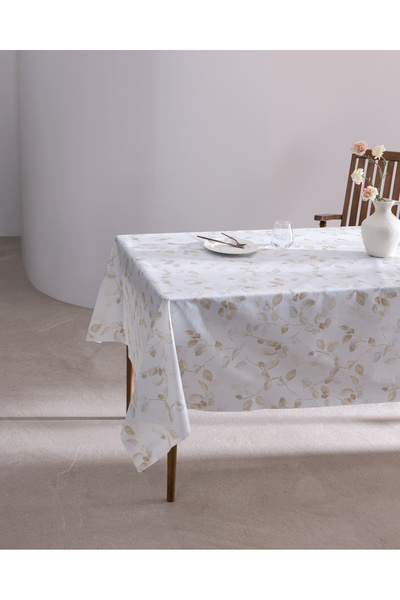 Madame Coco Celeste Masa Örtüsü - Bej - 100x140 cm