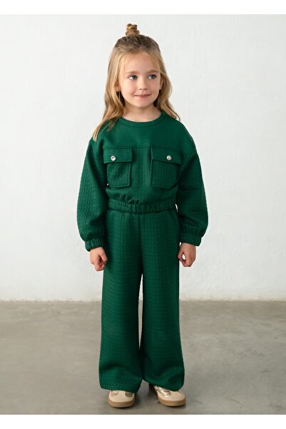 MAYORAL Girl's Pocket Sweatshirt and Pants Set