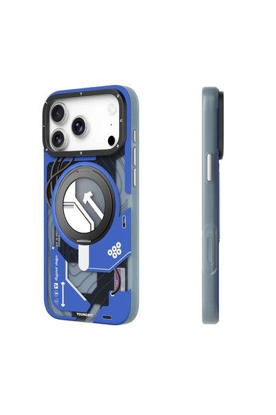 Youngkit iPhone 18 Pro Max STARSHIP Series Back Case Magsafe 360° Rotating Stand