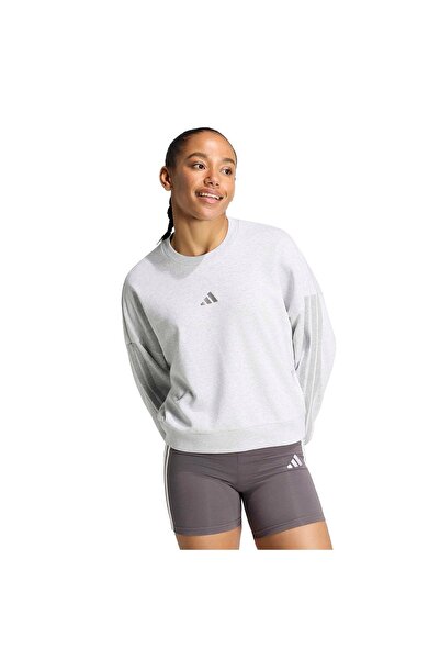 adidas Αθλητικά Είδη ESSENTIALS Φούτερ French Terry με 3 Ρίγες KF6279 Γκρι