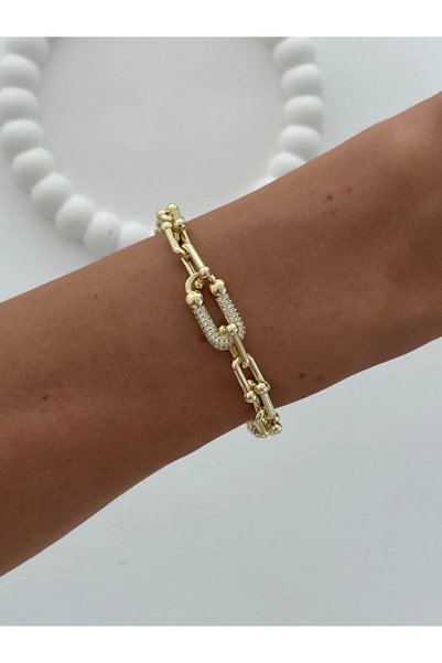Luparadis Special Series Zircon Stone Brand Model Gold Bracelet
