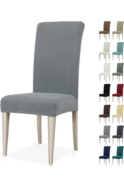 Morvena Picks Set de huse pentru scaune, 4 piese - Husă elastică pentru scaun...