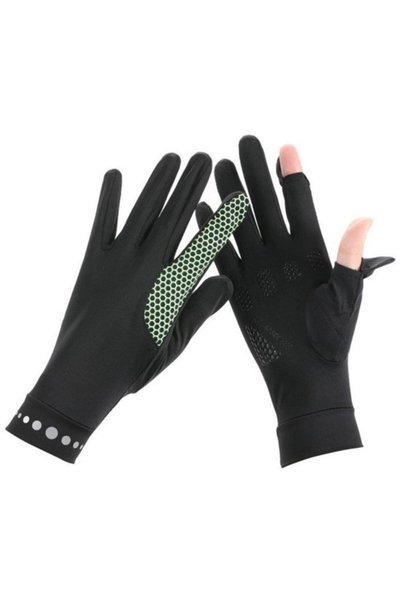 Morvena Picks Mănuși de damă cu protecție solară - 22 x 8.5 cm - Mănuși antid...