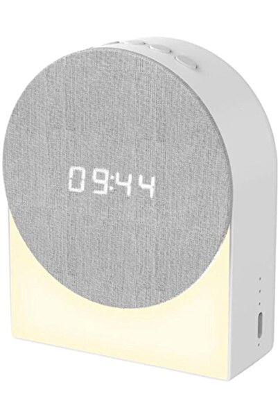 Morvena Picks un alarmă digitală, un difuzor Bluetooth de 1200mAh cu lumină d...