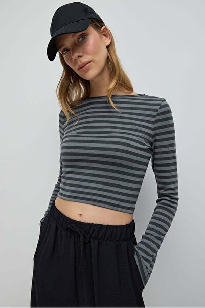 No Matter What Tricou basic cu mânecă lungă, în dungi