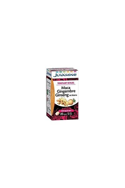 Juvamine Pastile pentru promovarea tonusului sexual, Maca Ghimbir Ginseng 40 ...