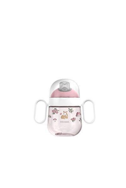 Little Dutch Εκπαιδευτικό ποτήρι με λαβές mio 200 ml - Κήπος νεράιδων
