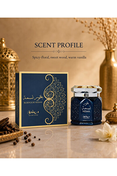 DAMISHQ Nesma Premium Oud Bakhoor Arabic Incense 70g