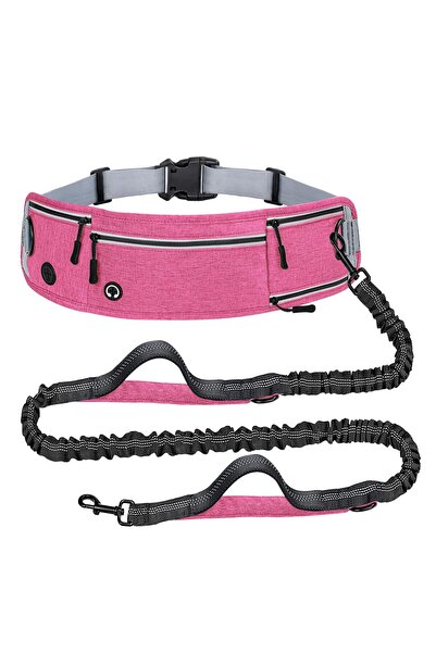 Morvena Picks Lesă pentru câini tip borsetă, hands-free, lesă de alergare cu ...