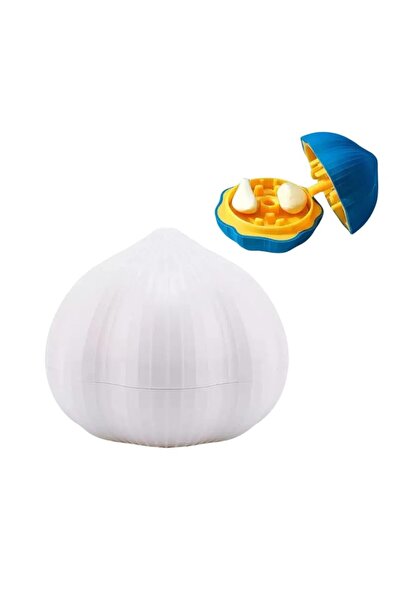 Morvena Picks Tocător de usturoi din 2 piese, design în formă de usturoi, ușo...