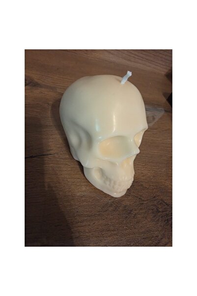 VELORA ART 1. Lumânare parfumată model craniu, realizată integral manual din ...