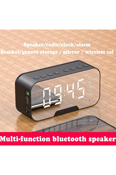 Morvena Picks Ceas deșteptător Bluetooth și inteligent, portabil, elegant, cu...