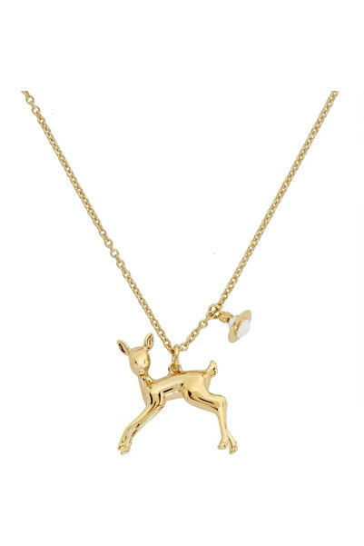 Dem Accessory Orbital Detaylı Bambi Figürlü Kolye