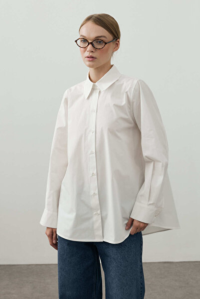 Fahhar Basic Plain Shirt White