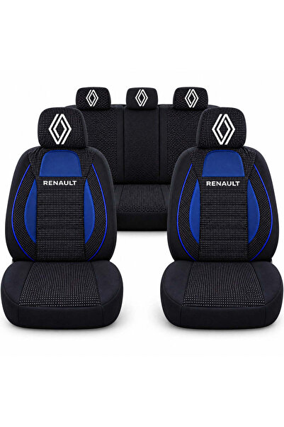 Autohelix MSA Set de huse universale pentru scaune sport, albastre cu negru, ...