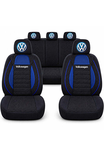 Autohelix MSA Set huse scaune sport universale, albastru cu negru, personaliz...