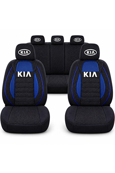 Autohelix MSA Set Huse Scaune Sport Universale, Albastru cu Negru, Personaliz...
