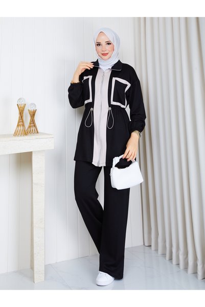 moda periy İkili Takım Arya Oversize Eşofman