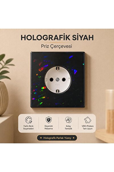 3D Baskı Priz Çerçevesi – Dekoratif Priz Kapağı
