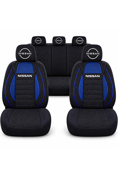 Autohelix MSA Set Huse Scaune Sport Universale, Albastru cu Negru, Personaliz...