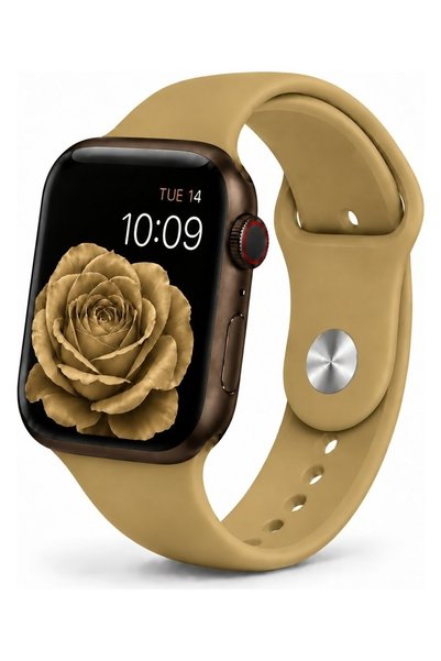 Alstrap Apple Watch 12-11-10 (46mm) 9 8 7 (45mm) 6 5 4 SE (44mm) Uyumlu Silik...