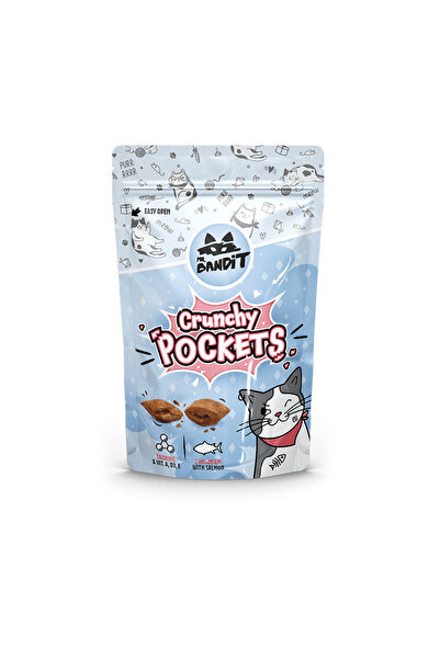 Other Recompense pentru pisici Mr. Bandit CAT Crunchy Pockets, somon, 40 g