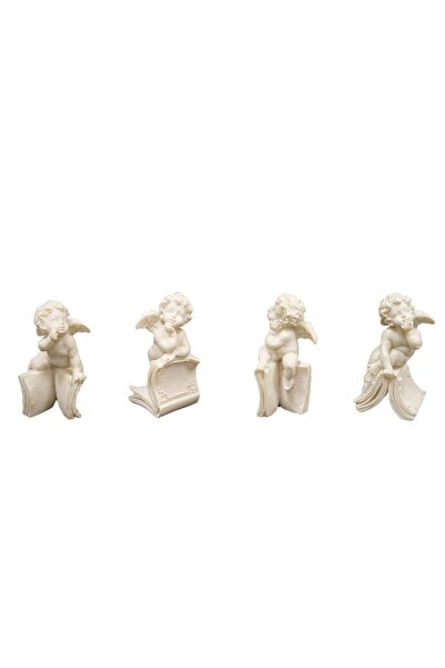 DecoDepot Angel figurine with book, 8x4x3.5 cm