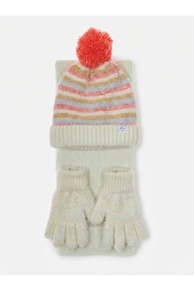 Fonem Fo 5206 Laira 3-Piece Scarf Beanie Glove Set