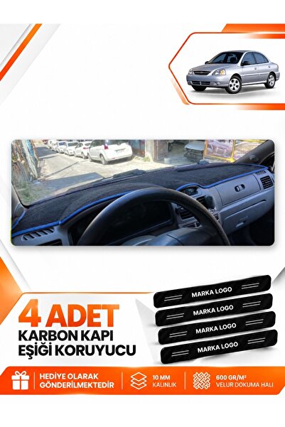 e-biz Kia Rio (2000-2005) Compatible Front Torpedo Protection Case Carpet Pro...