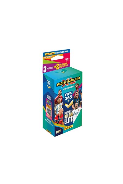 Panini Adrenalyn 2026-2027 Colecția Blister - 3 pachete de cărți + 2 cărți ed...