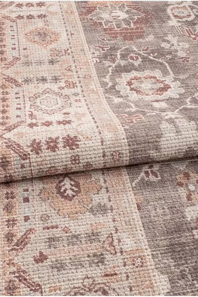 Eco Concept Antiquus Serisi Etnik Retro Desen Salon Halısı Kaymaz Taban Makine Halısı
