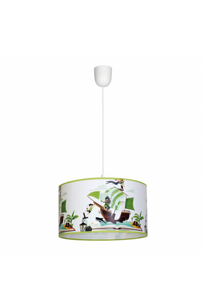 Klausen Pirate Pendant KL6586, 1xE27, multicolor, IP20,