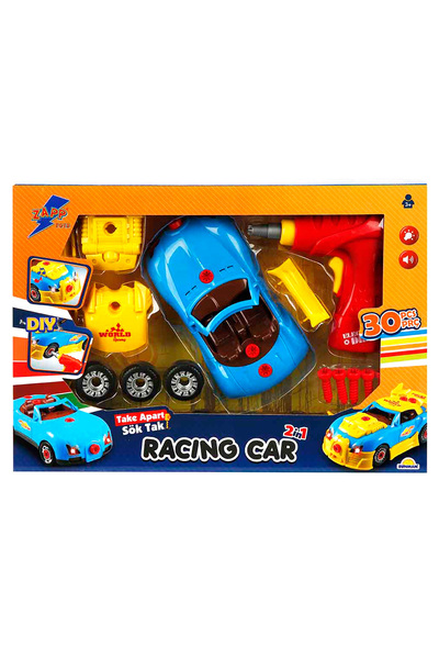 Zapp Toys Set de asamblare masinuta sport, Zapp Toys, 30 piese