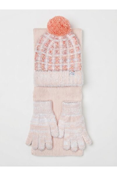 Fonem Fo 5212 Hiva 3-Piece Scarf Beanie Glove Set