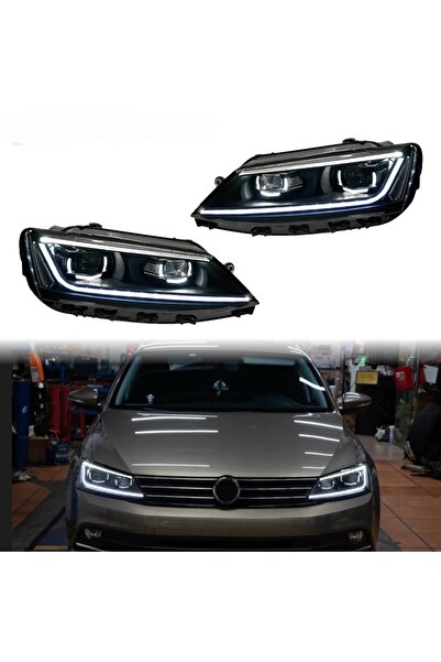 VOLKSVAGEN JETTA 2011-2018 MK6 VW PASSAT B8 DİZAYN LEDLİ ÖN FAR