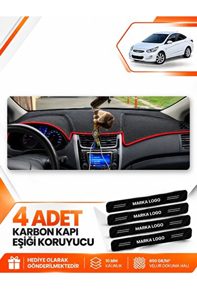 e-biz Hyundai Accent Blue (2011-2017) Compatible Front Torpedo Protection Cov...